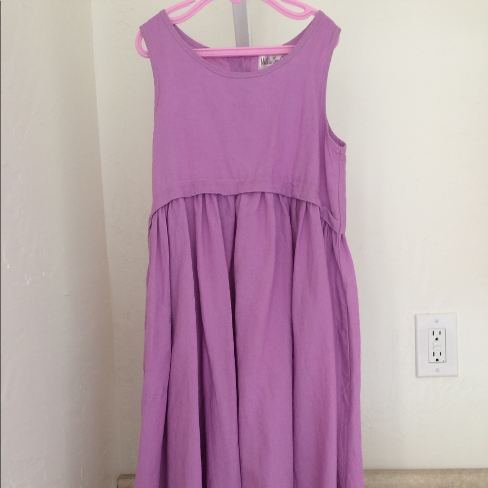 Matilda Jane Hemingway purple Girl Dress Size 12