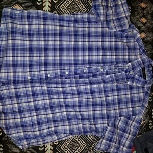 Short sleeve polo button down