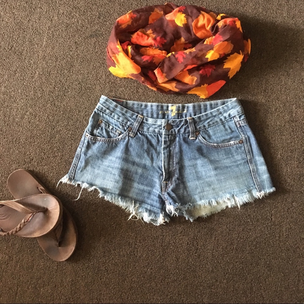 7 for all mankind shorts