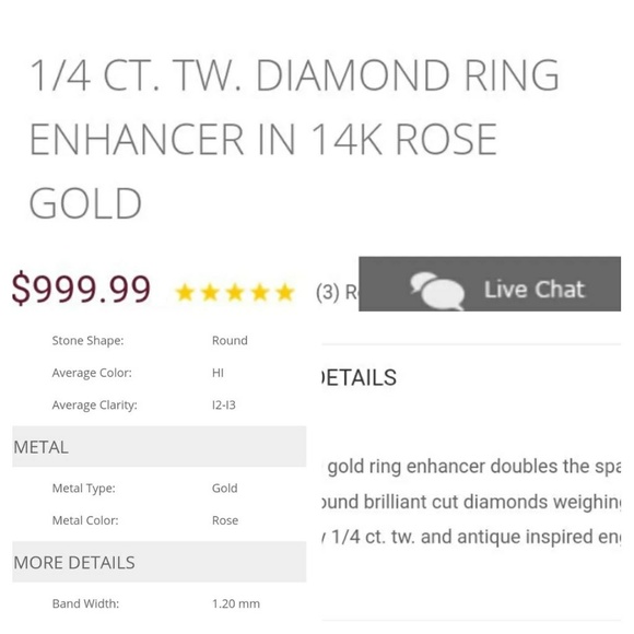 ☡SOLD☡Pear Shaped Diamond Ring with Enhancer - Picture 4 of 8