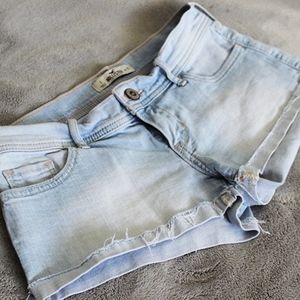 Hollister Light Wash Denim Shorts