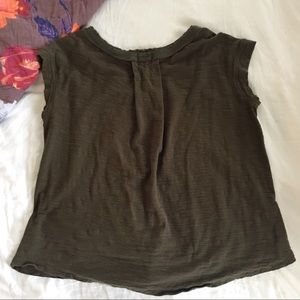 Anthropologie Tops - Anthropologie Green V-Neck Tee Anthropologie Tops - Anthropologie Green V-Neck Tee