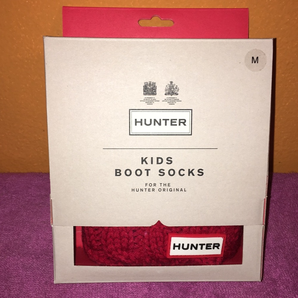Hunter kids boot socks
