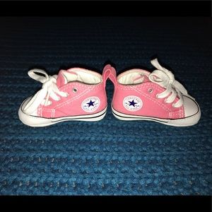 Infant Size 1 Pink Converse