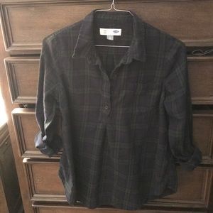 Maternity Plaid Tunic- Worn Once!