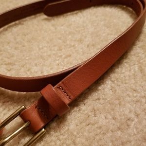 J.crew burnt carmel leather beld
