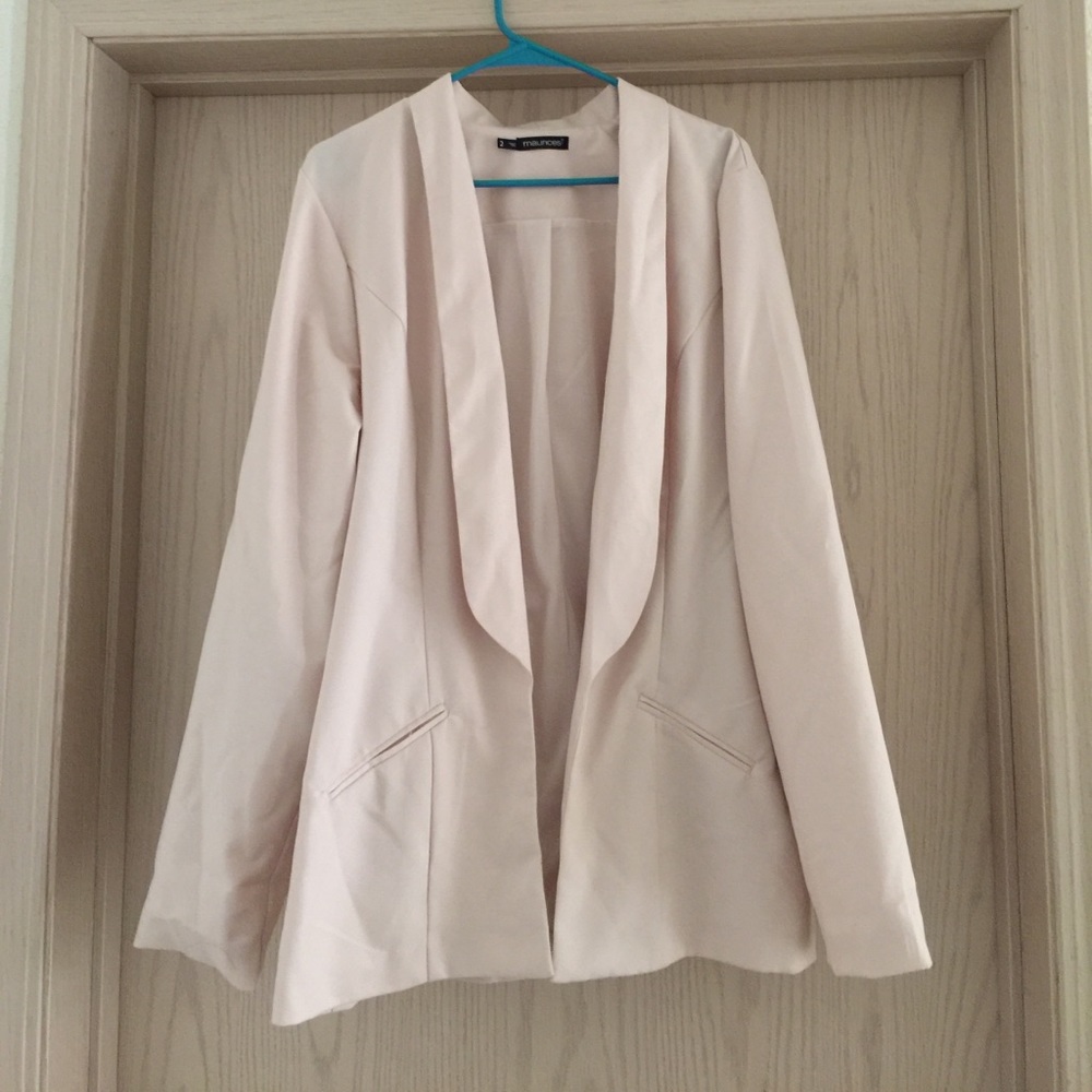 Peach colored Women’s Plus Blazer
