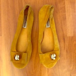 Yellow Steve Madden flats