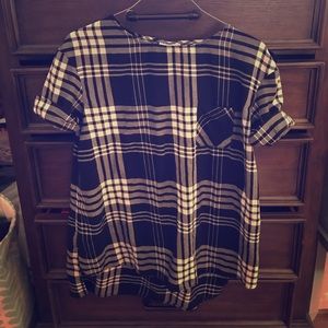 Maternity Tunic! Plaid- Perfect for Fall!