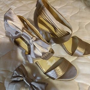 Gold heels