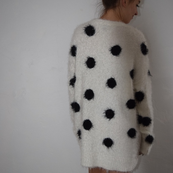 Super soft polka dot sweater dress - Picture 5 of 5