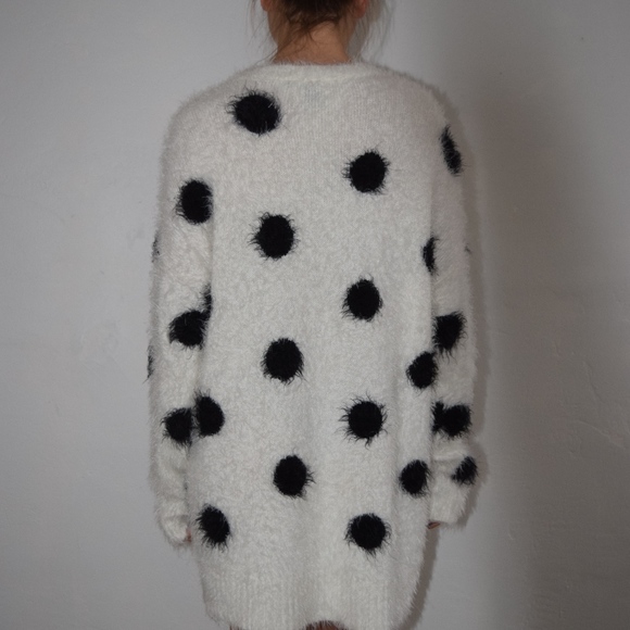 Super soft polka dot sweater dress - Picture 4 of 5