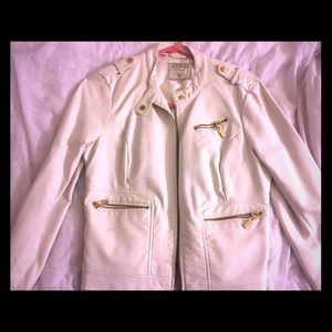 Guess, faux leather moto style jacket