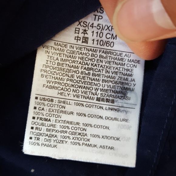 GAP Kids Girls Blue Plaid Flannel Dress XS 4 5 - Picture 6 of 8