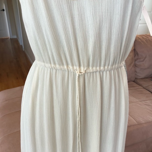 ONE LEFT!! NTW Size S CREAM BOHEMIAN MAXI DRESS - Picture 4 of 6