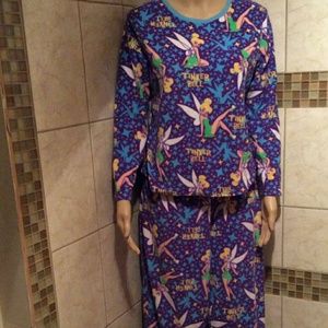 Adorable  tinker  bell pj set