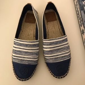 Tory Burch Striped Espadrilles