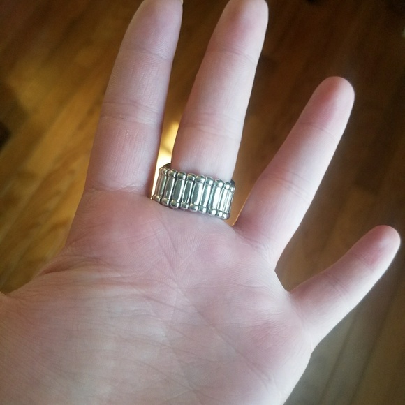 White Statement Ring - Picture 3 of 3