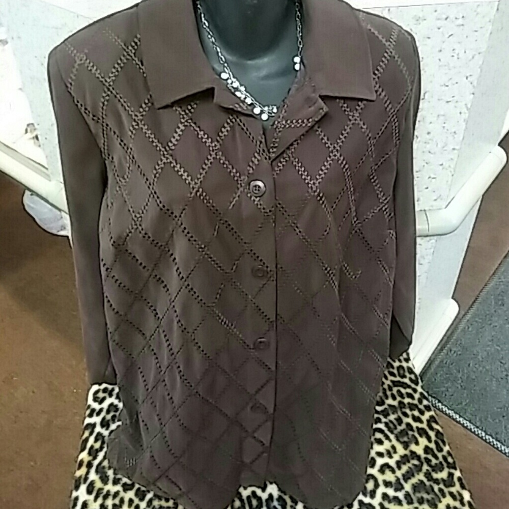 JM coll.woman brown top