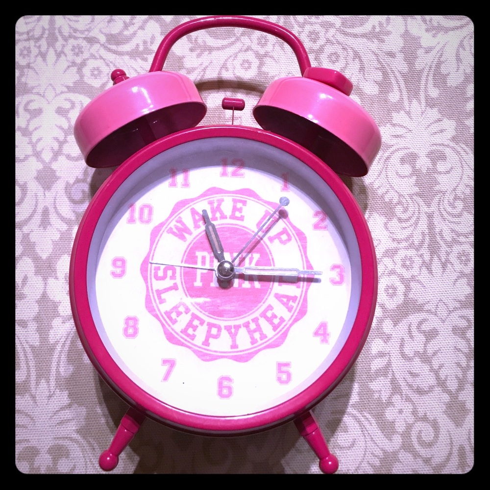 Victoria’s Secret PINK alarm clock ⏰