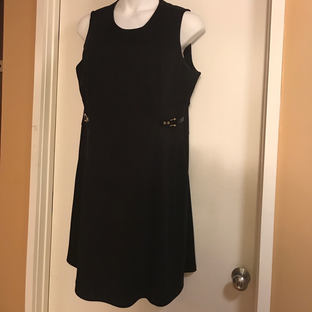 Calvin Klein black dress.