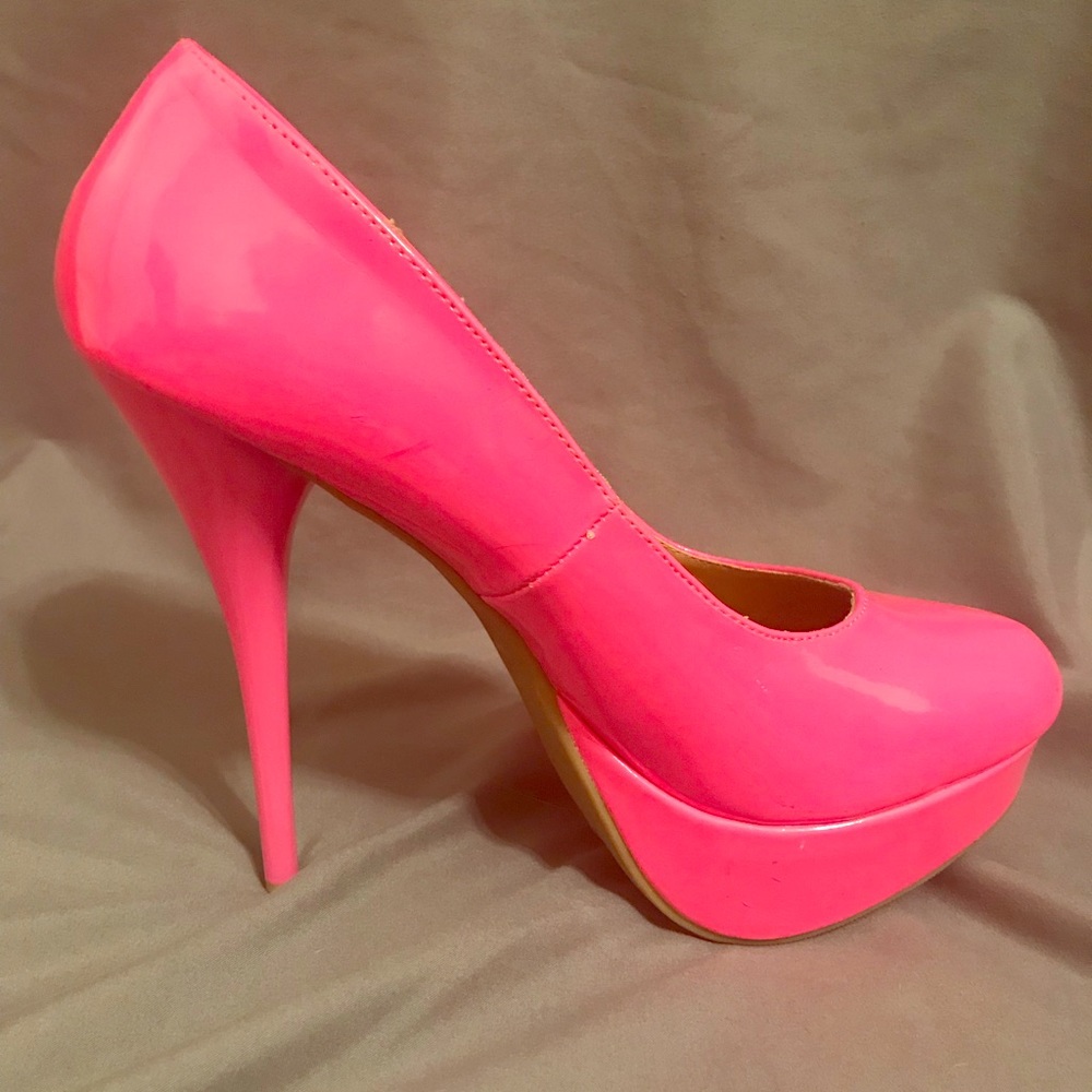Hot Pink Pumps