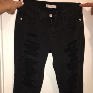 Abercrombie and Fitch Distressed Boyfriend  Jeans
