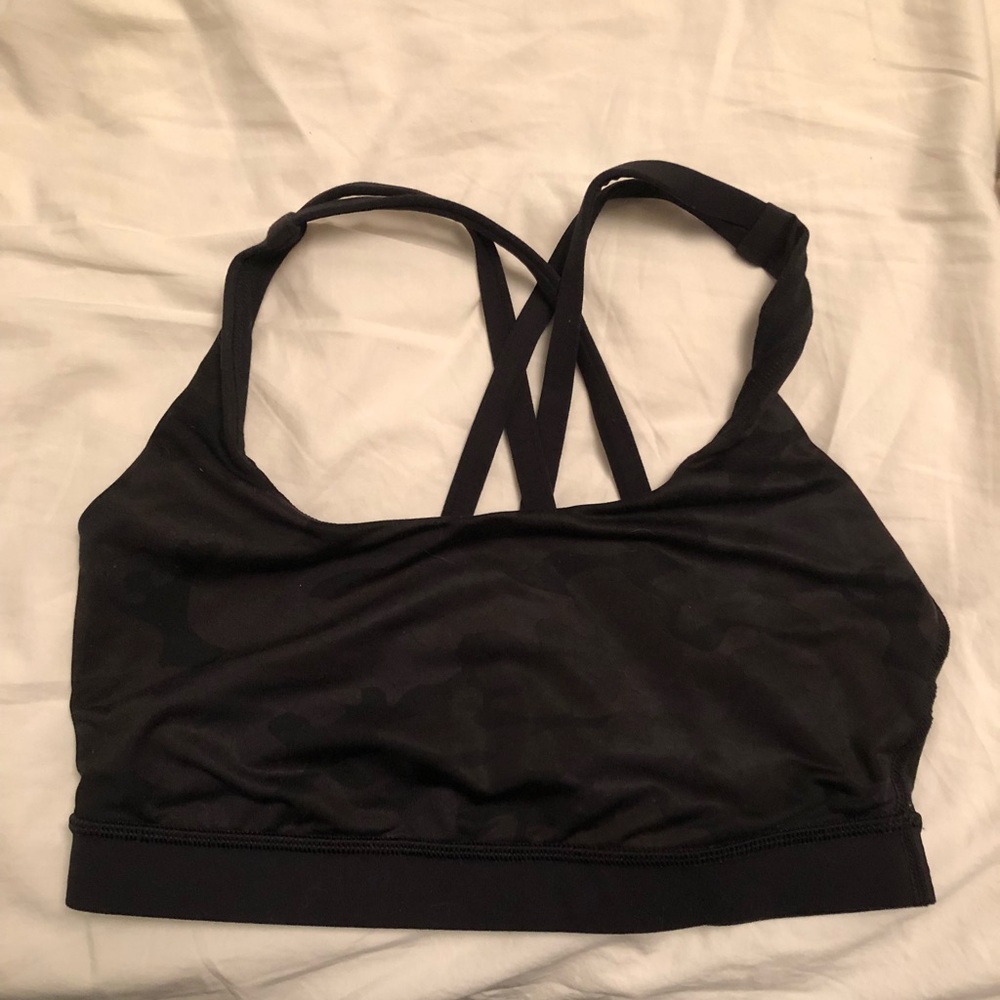 Lululemon Camo Print Sports Bra