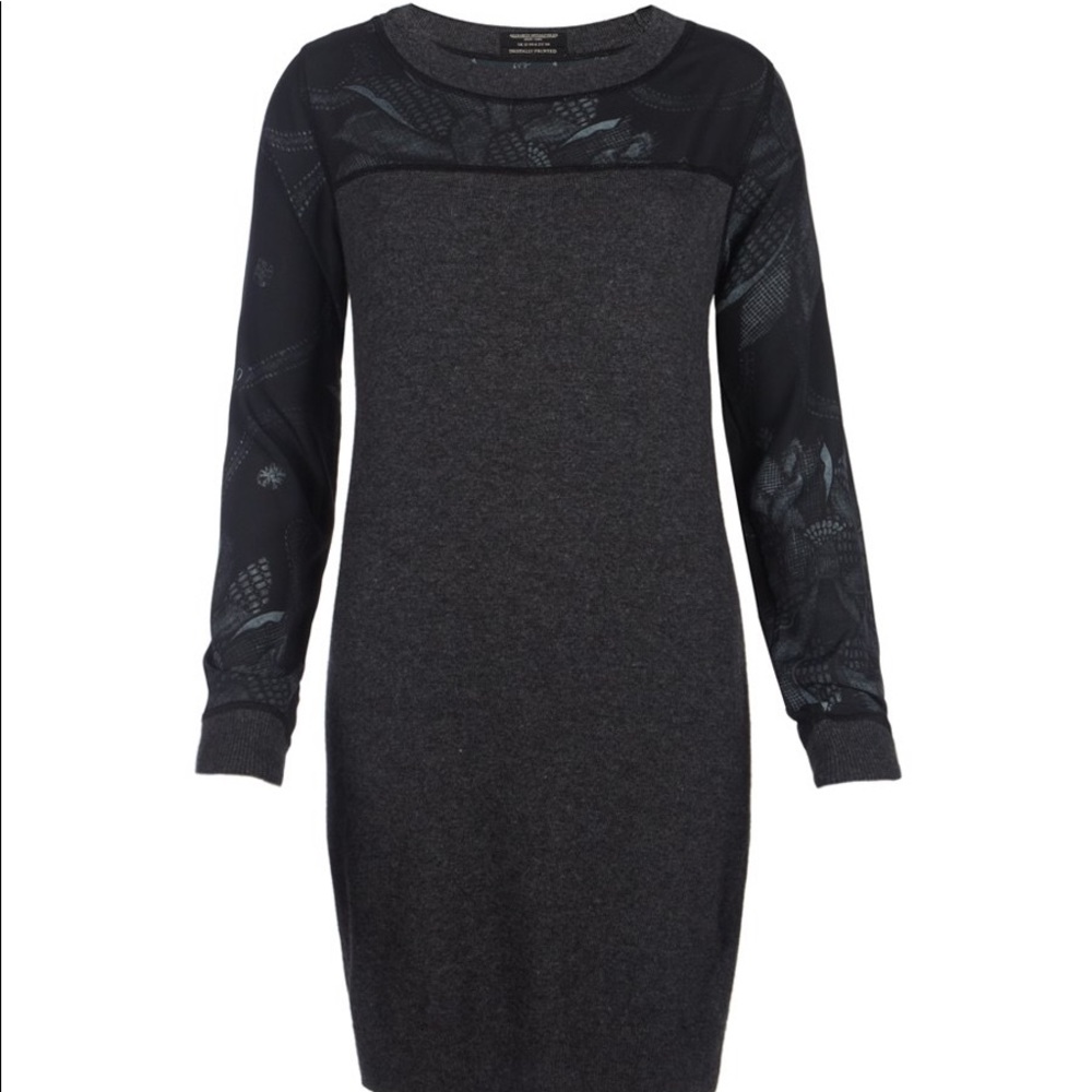 All Saints Pana Mix Jumper Dress