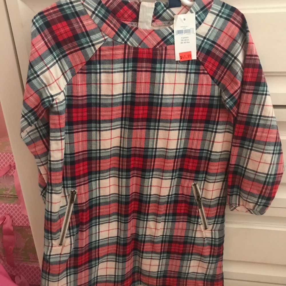 HOLIDAY GAP toddler girls plaid holiday dress