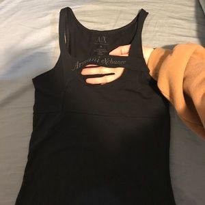 NWOT Armani Exchange cutout tank