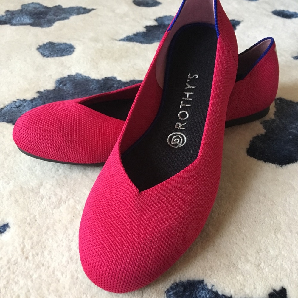 Rothy's Flats Hot Pink