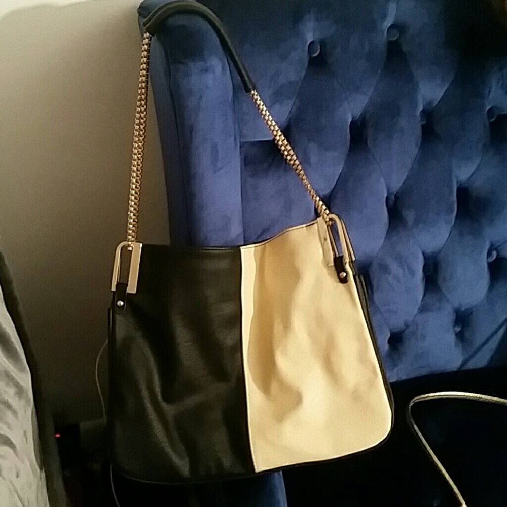 Black/Cream Handbag