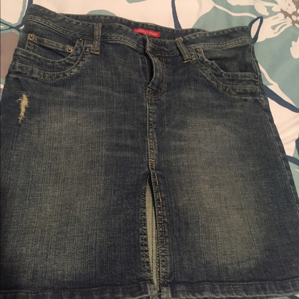 Guess denim skirt