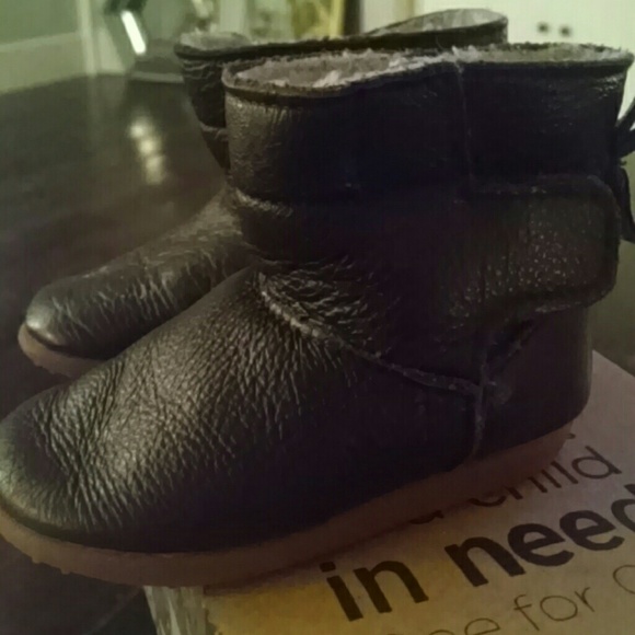 Brown booties size 5 - Picture 2 of 3