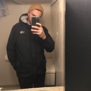Black The North Face Rain Jacket