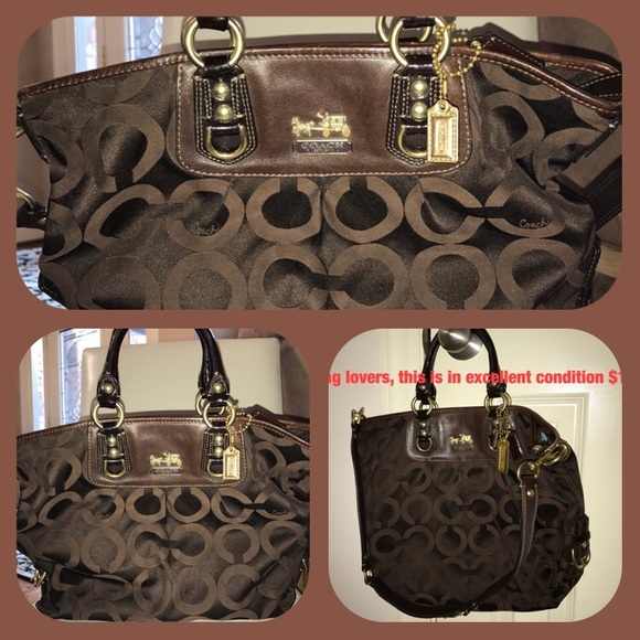 Brown coach purse - Picture 2 of 10