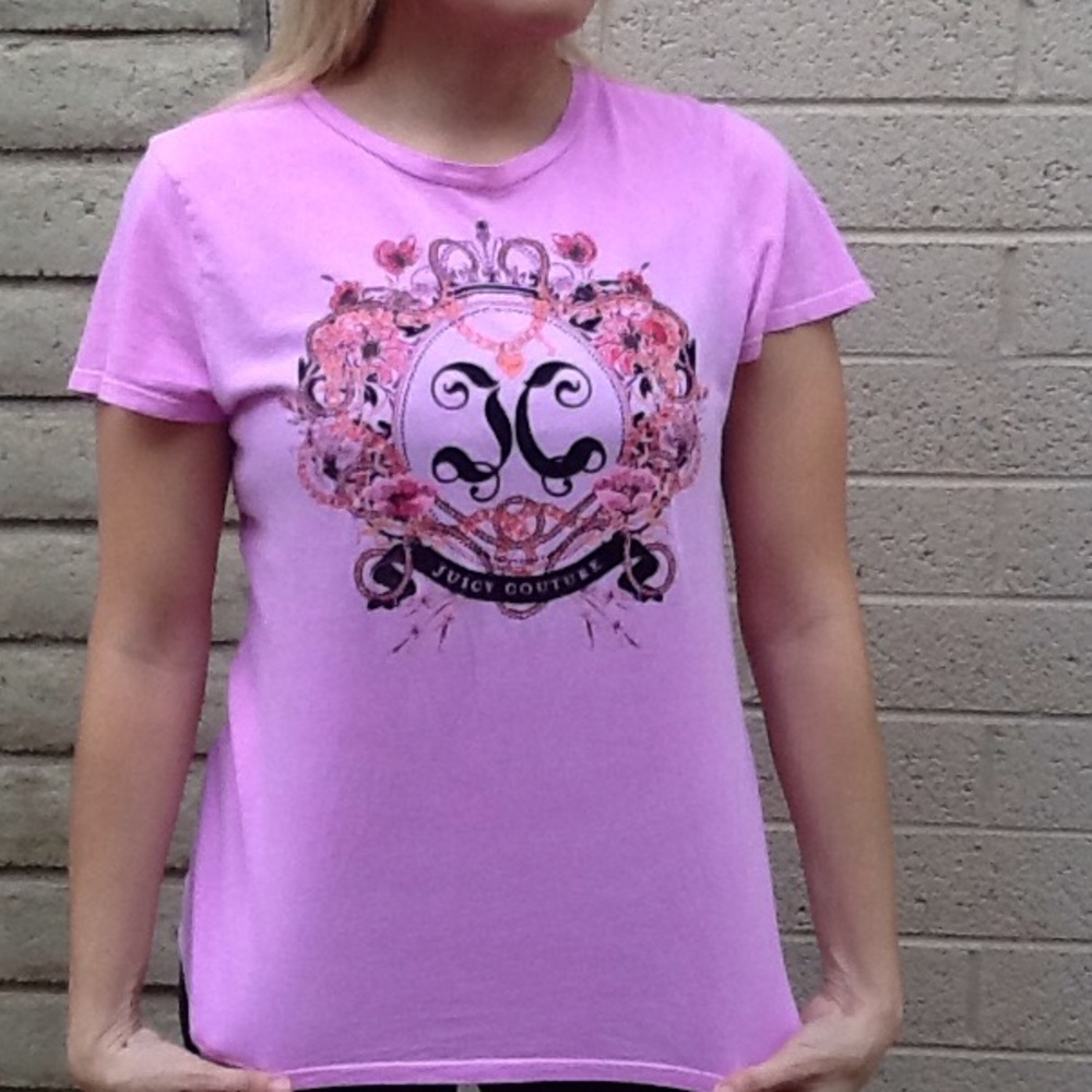 Juicy Couture pink top, size XL
