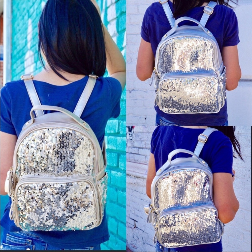 Sequin backpack