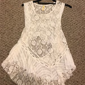 Free People Lace Top