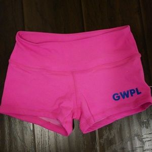 GWPL pink spandex shorts