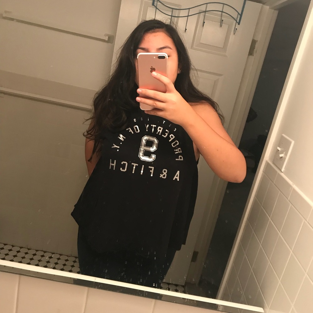 Property of Abercrombie and Fitch Graphic Tank Top