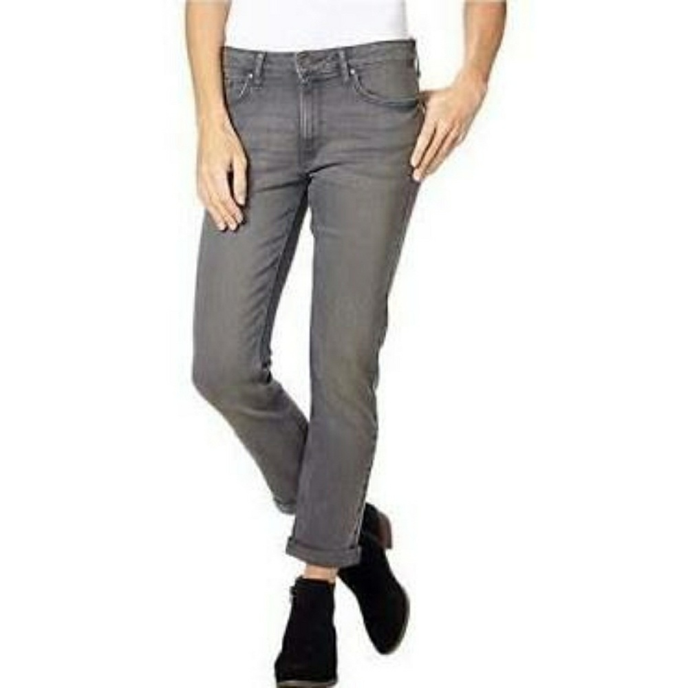 Calvin Klein Grey Women's Slim Boyfriend Jeans 4