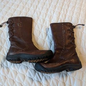 KEEN Brown Leather Winthrop Wool Size 5.5