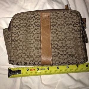 Coach makeup/toiletries case