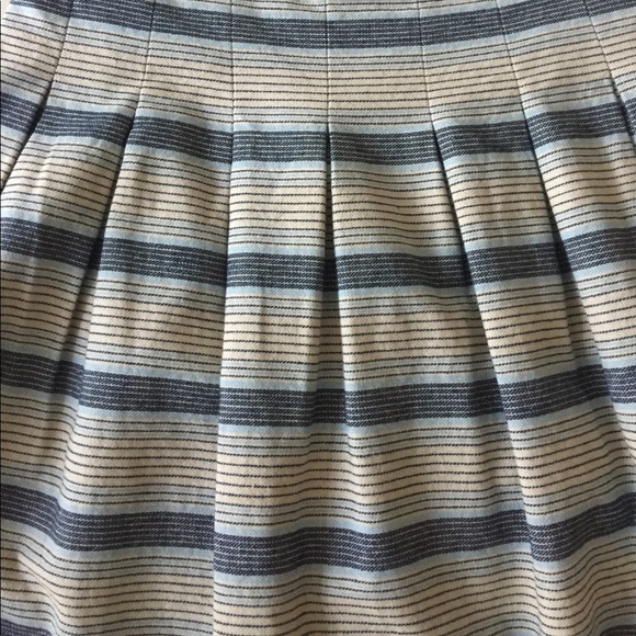 Blue stripe skirt. - Picture 2 of 5