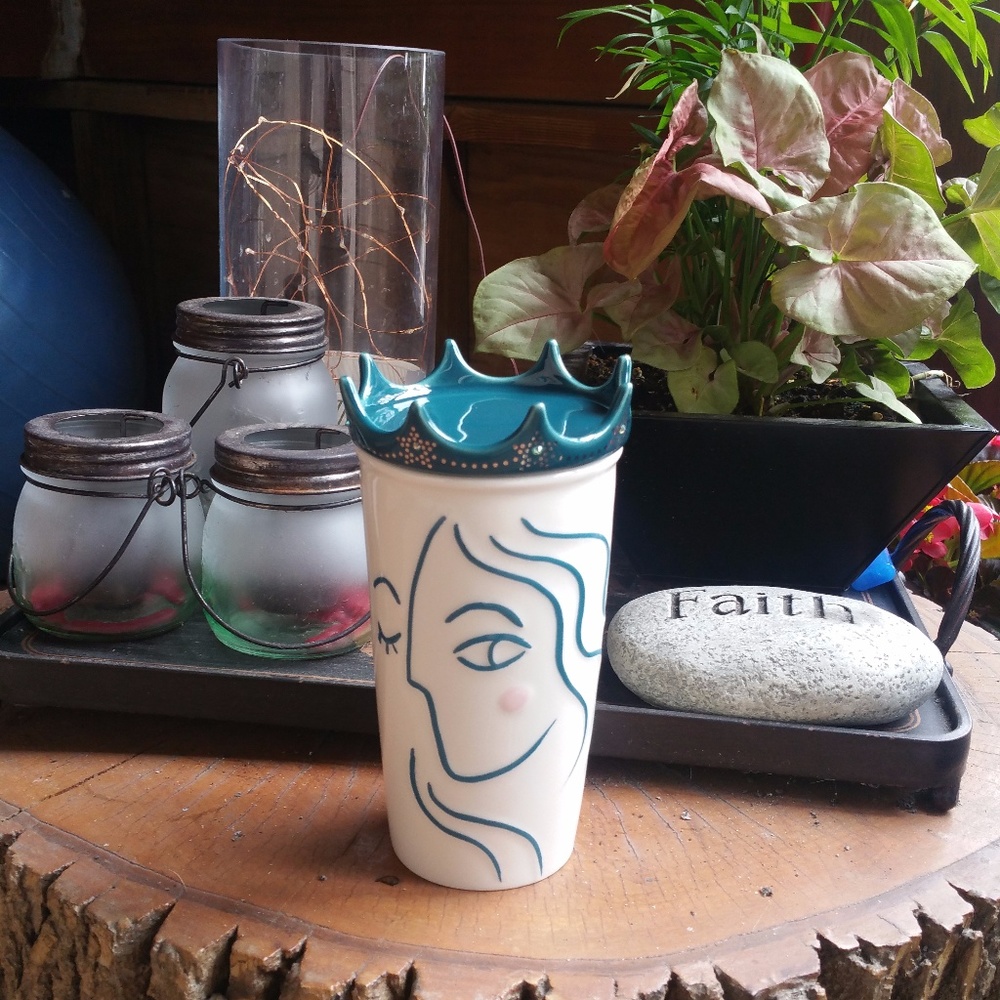 Starbucks Anniversary Crown Lid Double Wall 10oz M