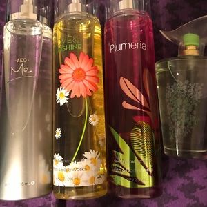 Bath and body work spray never used. Also perfume