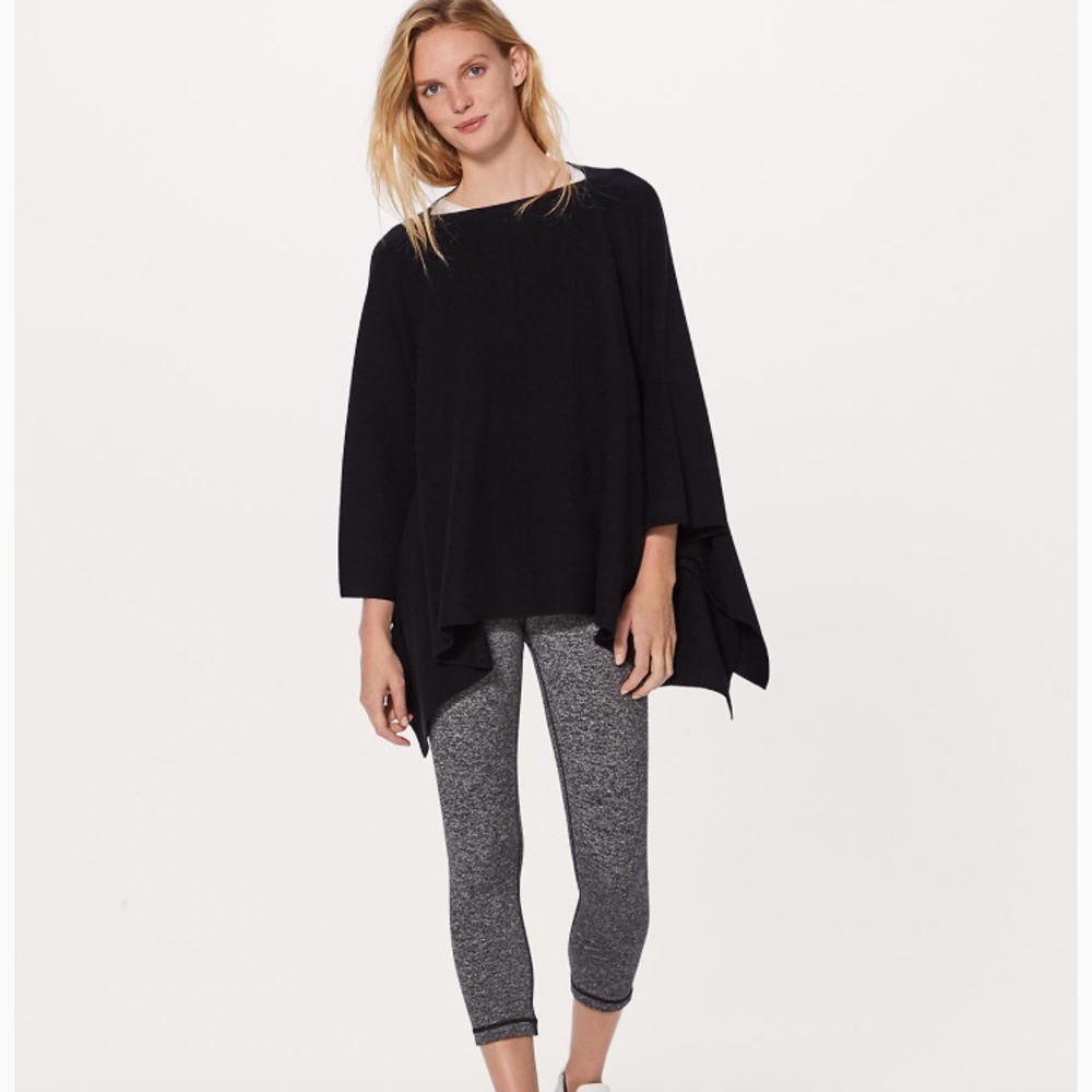 Lululemon Black Poncho