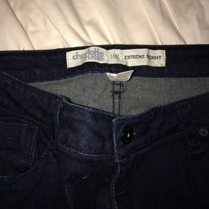Charlotte Russe extreme skinny jeans